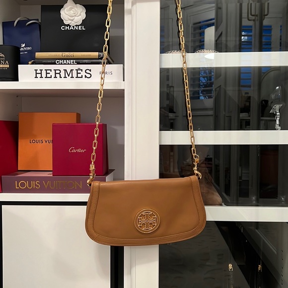 TORY BURCH Leather Crossbody Bag - Picture 2 of 14